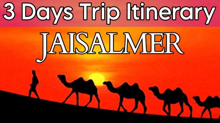 Jaisalmer Itinerary